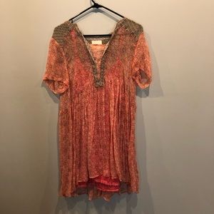 Anthropologie Dress with Slip